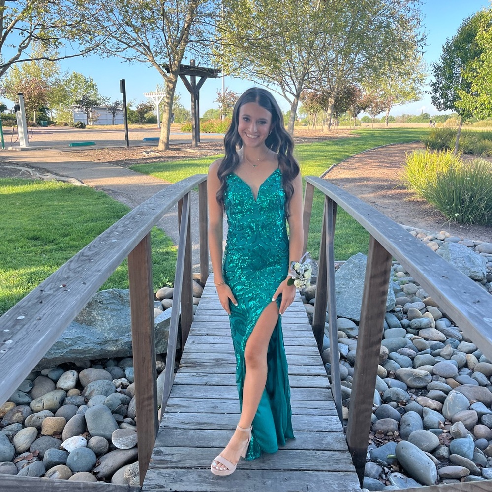 Dark Green Formal/Prom dress!